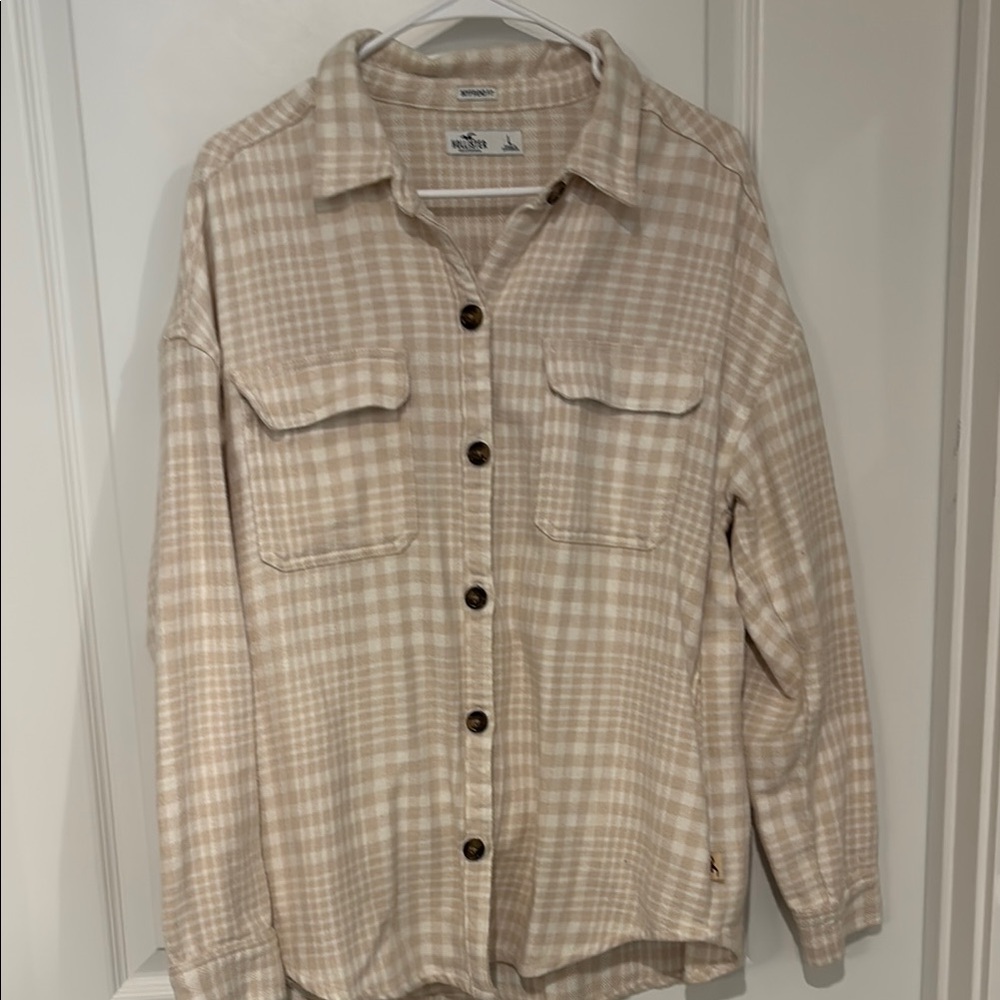 Hollister boyfriend fit flannel